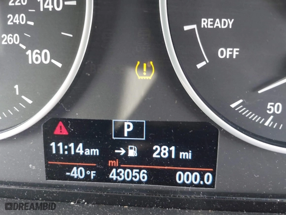 2018 BMW X1 sDrive28i with VIN WBXHU7C34J5H44572, listed as a IAAI auction lot 41607151 with 43,056 mi miles. Bid and sale history available at carsss.com. Image 7.