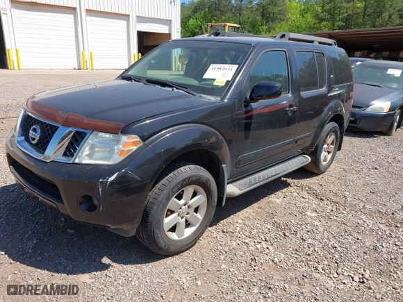 2012 Nissan Pathfinder LE with VIN 5N1AR1NN7CC620122, listed as a IAAI auction lot 41982631 with 173,469 mi miles. Bid and sale history available at carsss.com. Image 2.