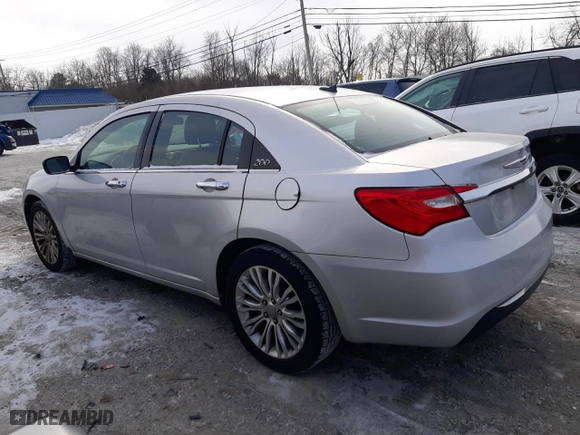 2011 Chrysler 200 Limited with VIN 1C3BC2FB9BN569444, listed as a Copart auction lot 88163155 with 128,597 mi miles and Salvage Title. Bid and sale history available at carsss.com. Image 2.