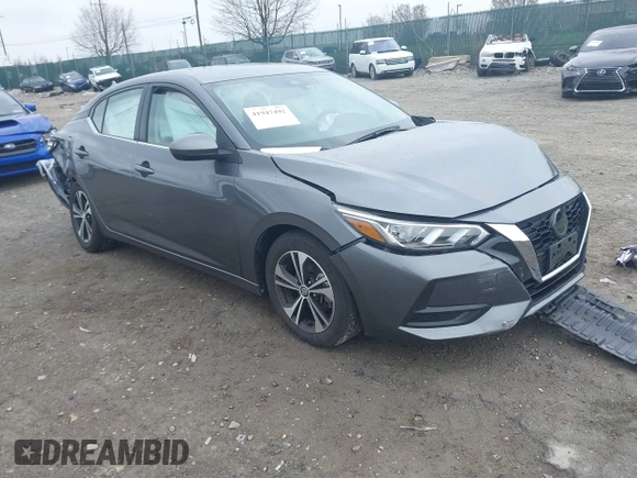 2023 Nissan Sentra SV with VIN 3N1AB8CV1PY261371, listed as a IAAI auction lot 41947492 with 39,764 mi miles and . Bid and sale history available at DreamBid. Image 1.