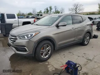 2017 Hyundai Santa Fe Sport 2.4L with VIN 5NMZT3LB7HH043999, listed as a Copart auction lot 53559235 with 119,595 mi miles and Clean Title. Bid and sale history available at carsss.com. Image 1.