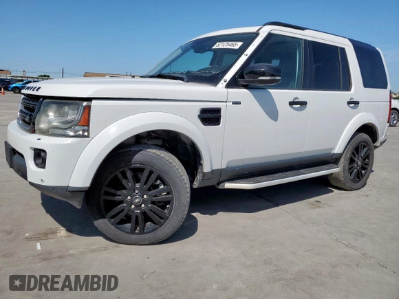 2016 Land Rover LR4 HSE Lux with VIN SALAK2V68GA789079, listed as a Copart auction lot 52125465 with Not Provided miles and Salvage Title. Bid and sale history available at DreamBid. Image 1.