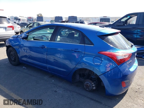 2017 Hyundai Elantra GT with VIN KMHD35LH3HU378241, listed as a Copart auction lot 65674034 with 76,878 mi miles and Salvage Title. Bid and sale history available at carsss.com. Image 2.