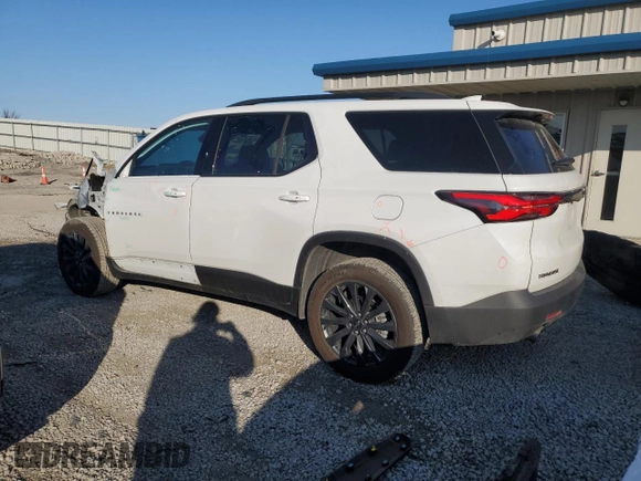 2023 Chevrolet Traverse RS with VIN 1GNERJKW5PJ280013, listed as a Copart auction lot 42718935 with 31,488 mi miles and Salvage Title. Bid and sale history available at carsss.com. Image 2.