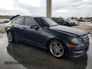 2013 Mercedes-Benz C 250 Sport with VIN WDDGF4HBXDA787894, listed as a Copart auction lot 85084134 with 148,723 mi miles and Salvage Title. Bid and sale history available at DreamBid. Image 4.