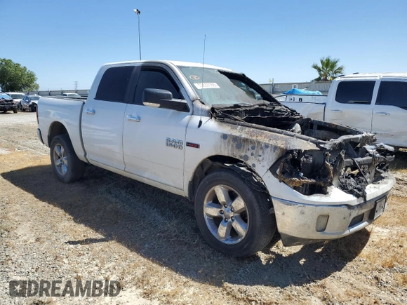 2017 Ram 1500 Big Horn with VIN 1C6RR6LM8HS855731, listed as a Copart auction lot 55633165 with Not provided miles and Non repairable. Bid and sale history available at DreamBid. Image 4.