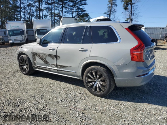 2024 Volvo XC90 Core Bright Theme with VIN YV4L12PKXR1179357, listed as a Copart auction lot 84509834 with 26,527 mi miles and Salvage Title. Bid and sale history available at carsss.com. Image 2.