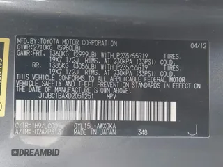 2013 Lexus RX 450h z VIN JTJBC1BAXD2051251, wystawiony jako IAAI lot #41746439 z przebiegiem 123 342 mil mil oraz . Historia ofert i sprzedaży dostępna na DreamBid. Obrazek 9.