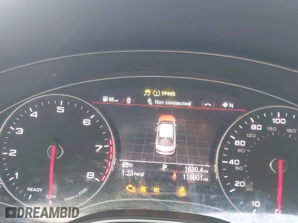 2018 Audi A6 Premium Plus with VIN WAUG8AFC4JN012037, listed as a IAAI auction lot 41204382 with 118,801 mi miles. Bid and sale history available at carsss.com. Image 7.