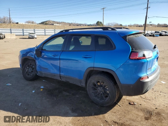 2023 Jeep Cherokee Altitude Lux with VIN 1C4PJMMB2PD112915, listed as a Copart auction lot 43702445 with 44,401 mi miles and Salvage Title. Bid and sale history available at carsss.com. Image 2.