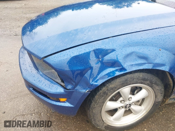 2007 Ford Mustang Deluxe with VIN 1ZVFT80N175237313, listed as a IAAI auction lot 42363986 with 80,572 mi miles and . Bid and sale history available at DreamBid. Image 6.