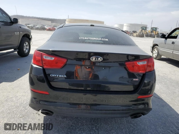 2015 Kia Optima LX with VIN KNAGM4A72F5653315, listed as a Copart auction lot 49783645 with 128,285 mi miles and Clean Title. Bid and sale history available at carsss.com. Image 6.
