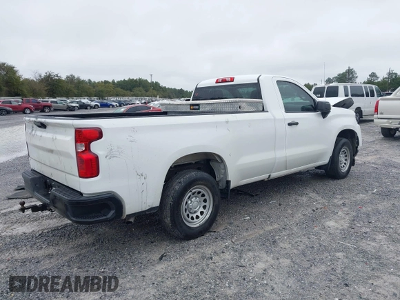 2020 Chevrolet Silverado 1500 Work Truck with VIN 3GCNWAEH1LG113089, listed as a IAAI auction lot 41315100 with 33,704 mi miles and . Bid and sale history available at DreamBid. Image 4.