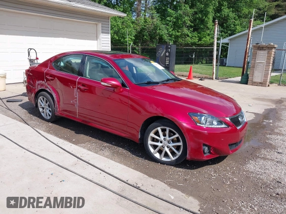 2012 Lexus IS 250 with VIN JTHCF5C25C5058617, listed as a IAAI auction lot 42286876 with 135,789 mi miles and . Bid and sale history available at DreamBid. Image 1.