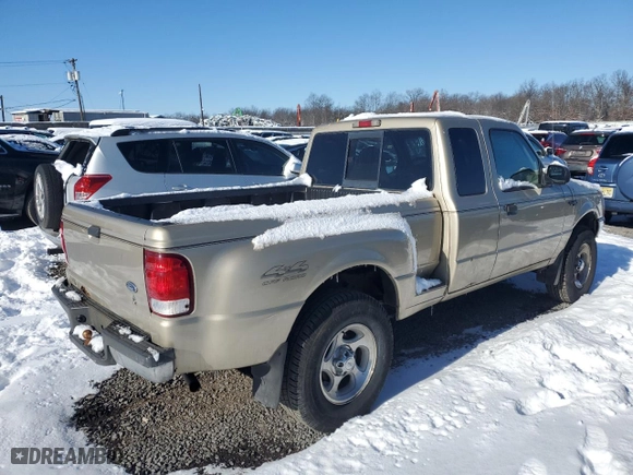 2000 Ford Ranger XL with VIN 1FTZR15V9YTB15701, listed as a Copart auction lot 41789695 with 165,894 mi miles and Clean Title. Bid and sale history available at carsss.com. Image 3.