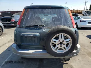 1997 Honda CR-V with VIN JHLRD1858VC057492, listed as a Copart auction lot 59996334 with 209,965 mi miles and Salvage Title. Bid and sale history available at carsss.com. Image 6.