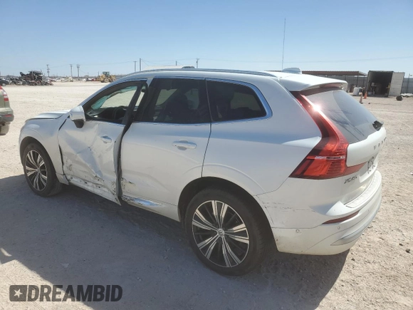 2022 Volvo XC60 Inscription with VIN YV4L12DL4N1041076, listed as a Copart auction lot 47240735 with 47,907 mi miles and Salvage Title. Bid and sale history available at carsss.com. Image 2.