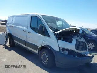 2018 Ford Transit with VIN 1FTYE1YM3JKB34752, listed as a IAAI auction lot 41812110 with 156,000 mi miles. Bid and sale history available at carsss.com. Image 1.