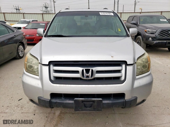 2006 Honda Pilot EX-L with VIN 5FNYF28506B049075, listed as a Copart auction lot 51674785 with 160,298 mi miles and Clean Title. Bid and sale history available at carsss.com. Image 5.