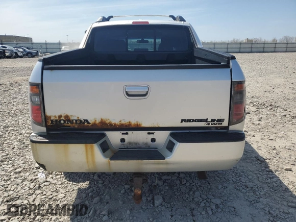 2006 Honda Ridgeline RTL with VIN 2HJYK16576H533470, listed as a Copart auction lot 56088615 with 244,020 mi miles and Clean Title. Bid and sale history available at DreamBid. Image 6.