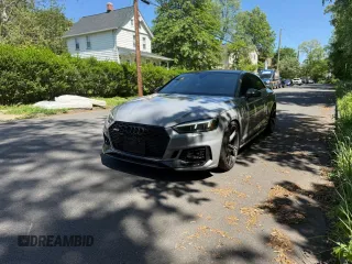 2018 Audi RS 5 z VIN WUAPWAF50JA904659, wystawiony jako Copart lot #57560835 z przebiegiem 88 168 mil mil oraz Tytuł czysty. Historia ofert i sprzedaży dostępna na DreamBid. Obrazek 2.