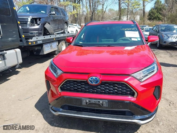 2021 Toyota RAV4 Prime SE with VIN JTMAB3FV2MD050660, listed as a IAAI auction lot 42026407 with 39,522 mi miles. Bid and sale history available at carsss.com. Image 12.