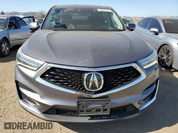 2020 Acura RDX w/Advance Pkg with VIN 5J8TC1H76LL009897, listed as a Copart auction lot 74604104 with 43,166 mi miles and Salvage Title. Bid and sale history available at carsss.com. Image 5.