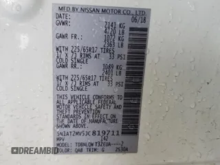 2018 Nissan Rogue SV with VIN 5N1AT2MV5JC819711, listed as a Copart auction lot 51777755 with 70,777 mi miles and Salvage Title. Bid and sale history available at carsss.com. Image 13.