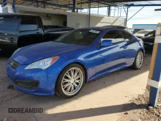 2011 Hyundai Genesis Coupe with VIN KMHHT6KD9BU054742, listed as a Copart auction lot 42587585 with 101,310 mi miles and Salvage title. Bid and sale history available at DreamBid. Image 1.