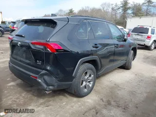 2024 Toyota RAV4 XLE with VIN 2T3P1RFV0RC398341, listed as a IAAI auction lot 41683547 with 14,799 mi miles. Bid and sale history available at carsss.com. Image 4.
