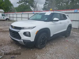 2023 Chevrolet TrailBlazer LT with VIN KL79MPS26PB052196, listed as a IAAI auction lot 41929241 with 6,401 mi miles and . Bid and sale history available at DreamBid. Image 2.