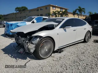 2019 Lexus LS z VIN JTHB51FF2K5009086, wystawiony jako Copart lot #52025265 z przebiegiem 93 215 mil mil oraz Nie do naprawy • Non repairable. Historia ofert i sprzedaży dostępna na DreamBid. Obrazek 1.