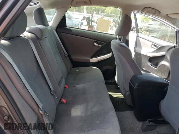 2012 Toyota Prius with VIN JTDKN3DP4C3006468, listed as a Copart auction lot 61758325 with 124,796 mi miles and Salvage title. Bid and sale history available at DreamBid. Image 10.