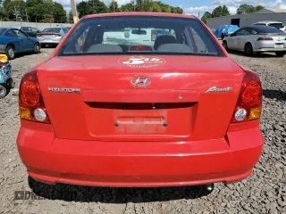 2003 Hyundai Accent GL with VIN KMHCG45C83U484138, listed as a Copart auction lot 72008754 with 25,615 mi miles and Salvage Title. Bid and sale history available at carsss.com. Image 6.