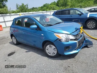2024 Mitsubishi Mirage ES z VIN ML32AUHJ8RH017169, wystawiony jako Copart lot #60427485 z przebiegiem 9 272 mil mil oraz Nie do naprawy • Non repairable. Historia ofert i sprzedaży dostępna na DreamBid. Obrazek 4.