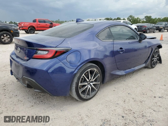 2023 Toyota GR86 with VIN JF1ZNBC18P8763359, listed as a Copart auction lot 67415424 with 23,954 mi miles and Salvage Title. Bid and sale history available at carsss.com. Image 3.