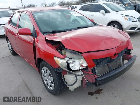 2010 Toyota Corolla with VIN 1NXBU4EE8AZ358011, listed as a IAAI auction lot 41711073 with 110,666 mi miles. Bid and sale history available at carsss.com. Image 1.