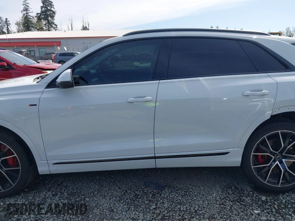 2023 Audi Q8 Premium Plus with VIN WA1EVBF17PD021816, listed as a IAAI auction lot 42024241 with 26,240 mi miles and . Bid and sale history available at DreamBid. Image 15.