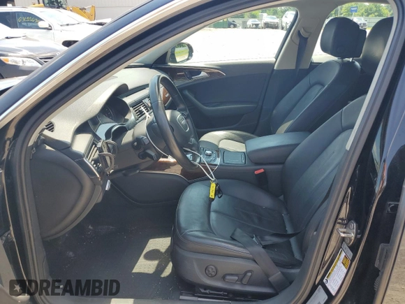 2013 Audi A6 Premium Plus with VIN WAUGGAFC4DN096402, listed as a Copart auction lot 63414095 with 141,483 mi miles and Salvage title. Bid and sale history available at DreamBid. Image 7.