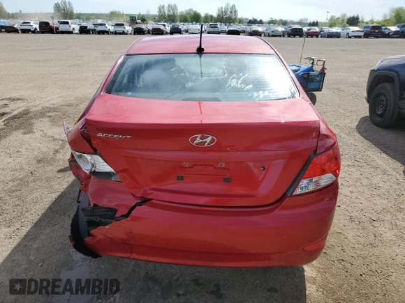 2012 Hyundai Accent GLS z VIN KMHCT4AE3CU236513, wystawiony jako Copart lot #57964825 z przebiegiem 281 713 mil mil oraz Szkoda całkowita • Salvage title. Historia ofert i sprzedaży dostępna na DreamBid. Obrazek 6.