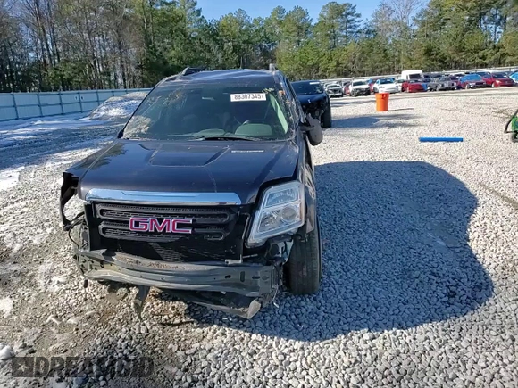 2016 GMC Terrain SLE with VIN 2GKFLTEK0G6122666, listed as a Copart auction lot 88307345 with 108,550 mi miles and Salvage Title. Bid and sale history available at carsss.com. Image 10.