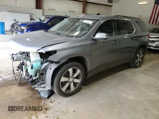 2021 Chevrolet Traverse LT z VIN 1GNERHKW0MJ182317, wystawiony jako Copart lot #54494035 z przebiegiem 70 699 mil mil oraz Szkoda całkowita • Salvage title. Historia ofert i sprzedaży dostępna na DreamBid. Obrazek 1.