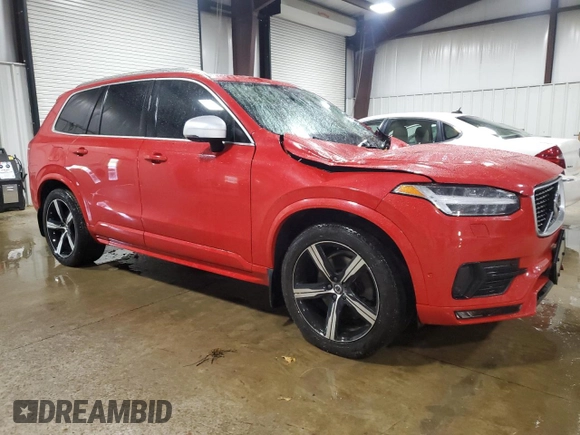 2019 Volvo XC90 R-Design with VIN YV4A22PM9K1448900, listed as a Copart auction lot 56114025 with 58,639 mi miles and Salvage title. Bid and sale history available at DreamBid. Image 4.
