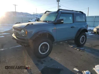 2023 Ford Bronco with VIN 1FMDE5CP9PLB39539, listed as a Copart auction lot 42967905 with 36,163 mi miles and Salvage Title. Bid and sale history available at carsss.com. Image 1.