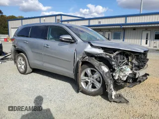2015 Toyota Highlander Hybrid Limited with VIN 5TDDCRFH8FS008475, listed as a Copart auction lot 74244433 with 96,455 mi miles. Bid and sale history available at carsss.com. Image 4.
