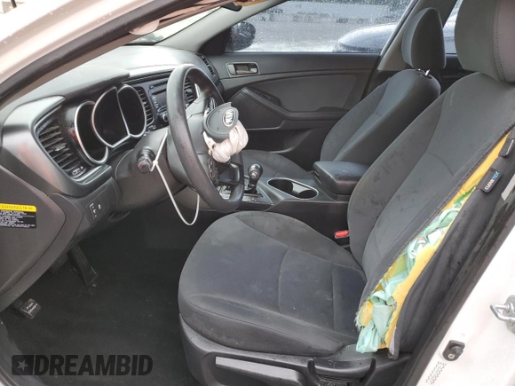 2015 Kia Optima LX z VIN KNAGM4A71F5658375, wystawiony jako Copart lot #57343525 z przebiegiem 118 027 mil mil oraz Nie do naprawy • Non repairable. Historia ofert i sprzedaży dostępna na DreamBid. Obrazek 7.