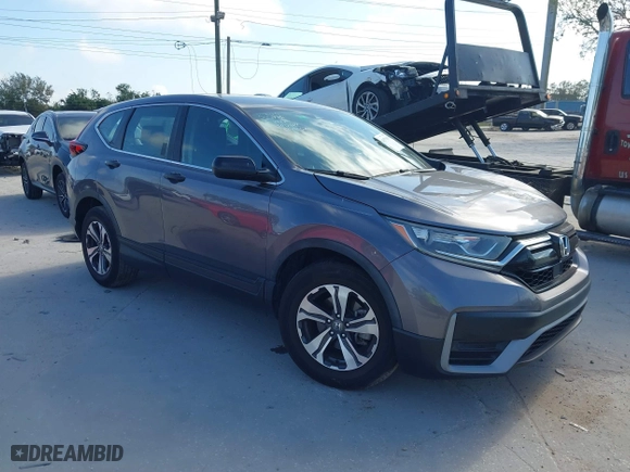 2020 Honda CR-V LX with VIN 7FARW1H29LE009775, listed as a IAAI auction lot 41571693 with 60,794 mi miles. Bid and sale history available at carsss.com. Image 1.