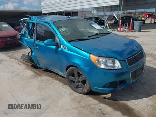 2009 Chevrolet Aveo 1LT with VIN KL1TD66E59B362714, listed as a IAAI auction lot 42604809 with Not provided miles and . Bid and sale history available at DreamBid. Image 1.