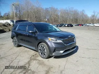 2022 Kia Carnival EX with VIN KNDNC5H35N6072809, listed as a Copart auction lot 47609974 with 0 mi miles and Salvage Title. Bid and sale history available at carsss.com. Image 12.