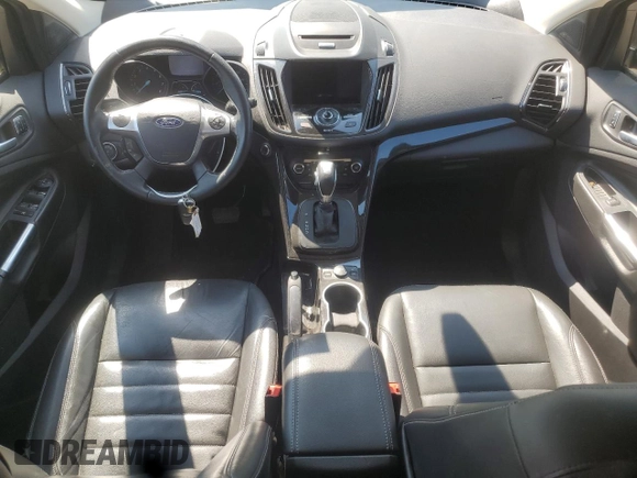2016 Ford Escape Titanium with VIN 1FMCU9J98GUB32375, listed as a Copart auction lot 59564885 with 123,548 mi miles and Salvage title. Bid and sale history available at DreamBid. Image 8.